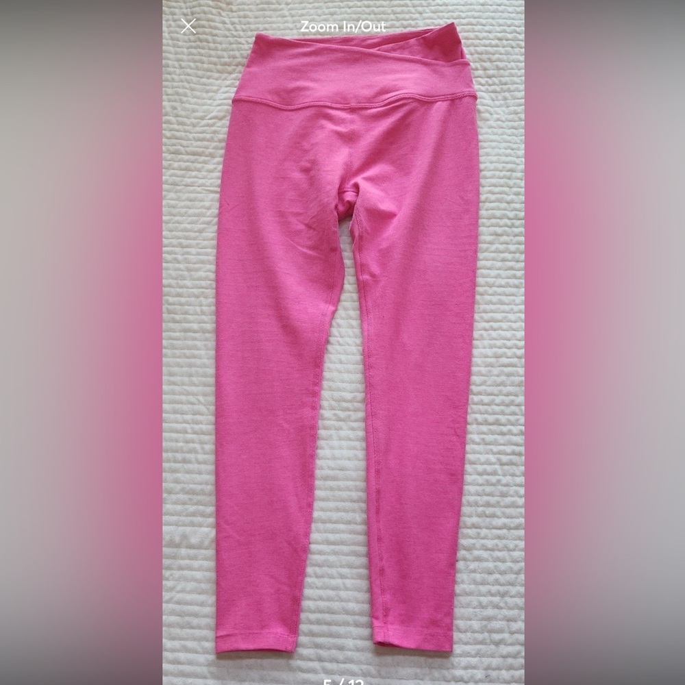 Beyond Yoga Spacedye At Your Leisure High Waisted pink Leggings size M
